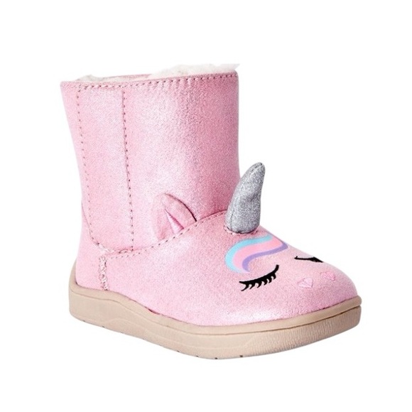 Wonder Nation Faux Shearling Unicorn Boots - Picture 4 of 6